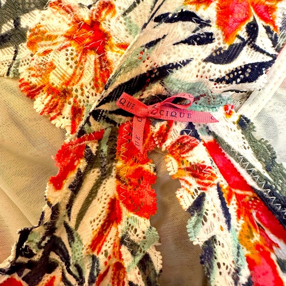 Cacique Racerback Bralette 14/16 tropical pattern - Picture 3 of 4